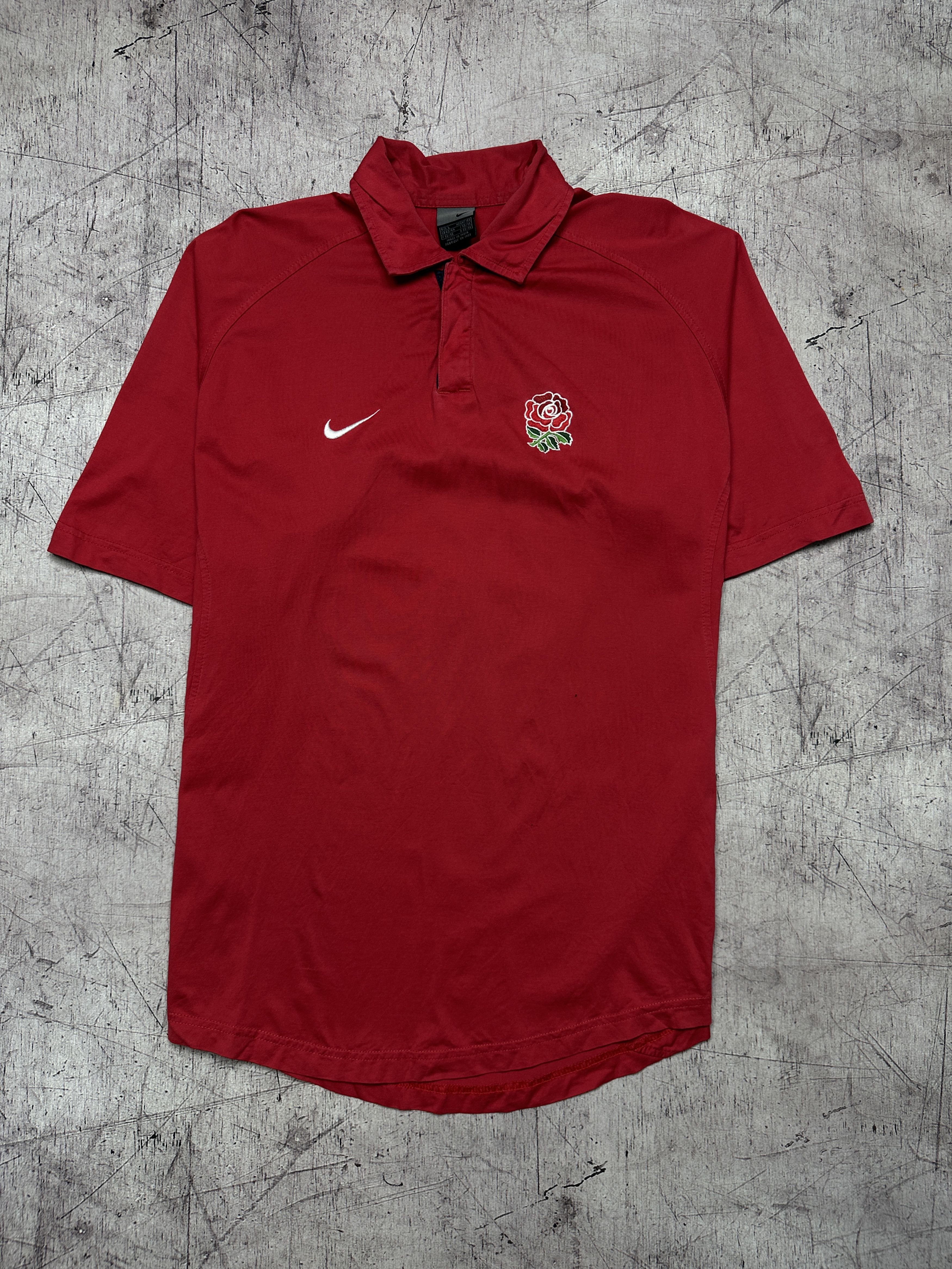 Nike Nike England Rugby Vintage Mens Polo Shirt Size US L / EU 52-54 / 3 - 1 Thumbnail