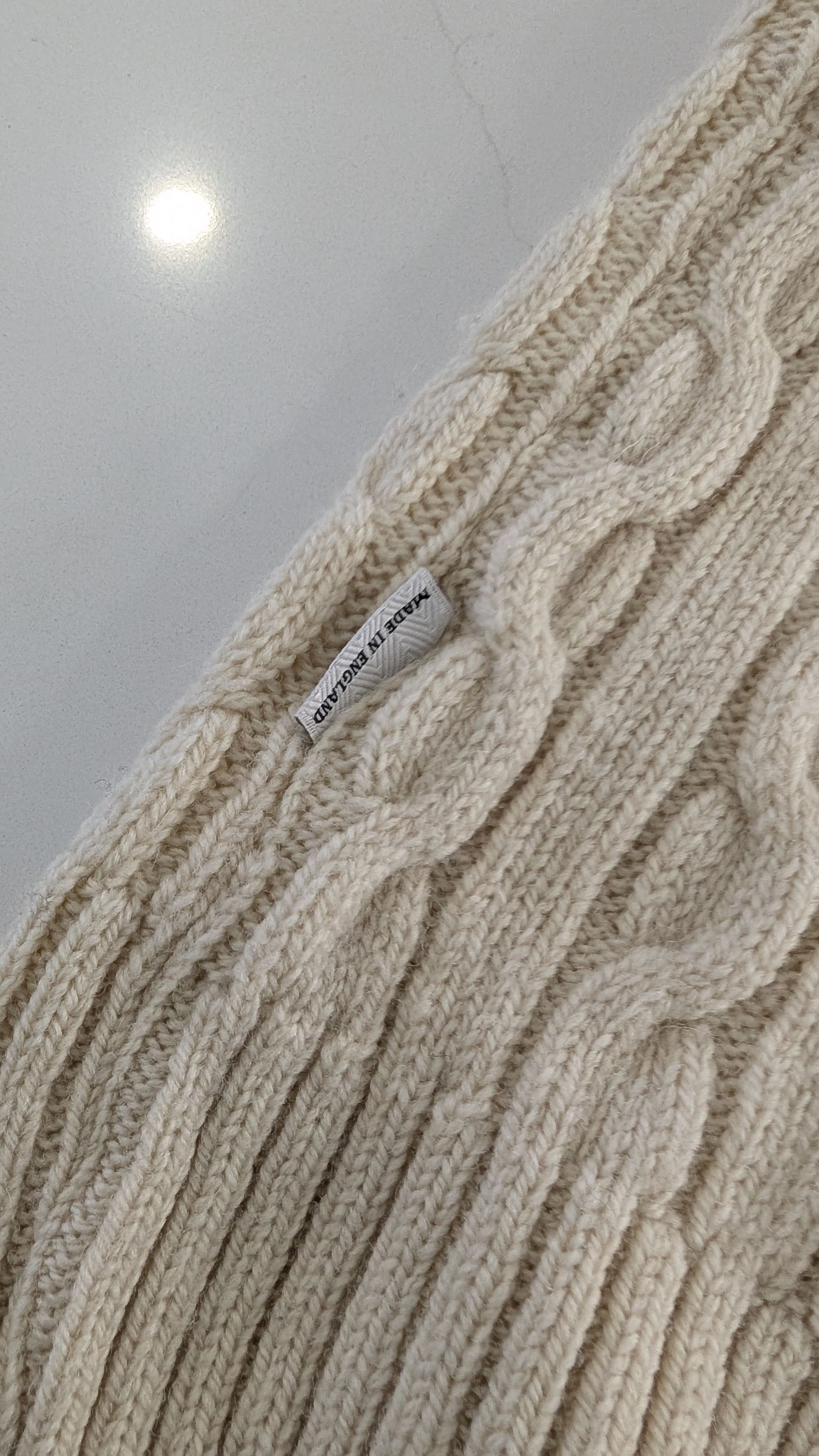 Peregrine Peregrine Elgin Merino Wool Polo Shirt Cream Size M Size US M / EU 48-50 / 2 - 8 Thumbnail