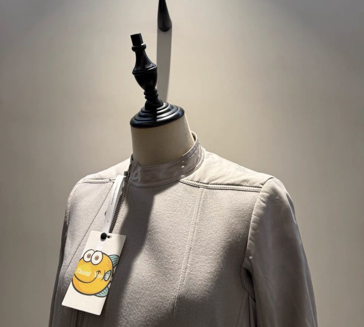 Rick Owens Rick Owens Women's Side-Zip Sheepskin & Wool Paneled Coat Size L / US 10 / IT 46 - 2 Thumbnail