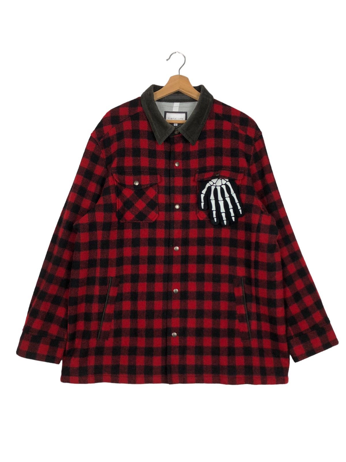 Japanese Brand 🔥90’s Vintage Survival Jacket Woolrich Japan Tartan Design Size US L / EU 52-54 / 3 - 1 Thumbnail