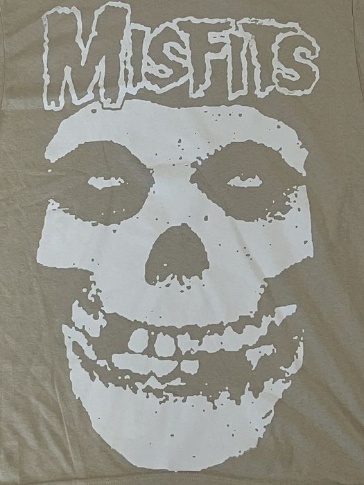 Misfits Misfits Beige Band Tee Shirt Size Medium Grailed