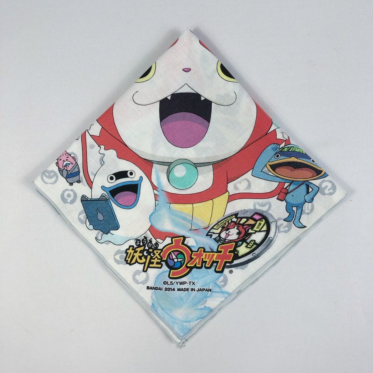 Anime Rare Bandai Yokai Watch Handkerchief Bandana Size ONE SIZE - 4 Thumbnail