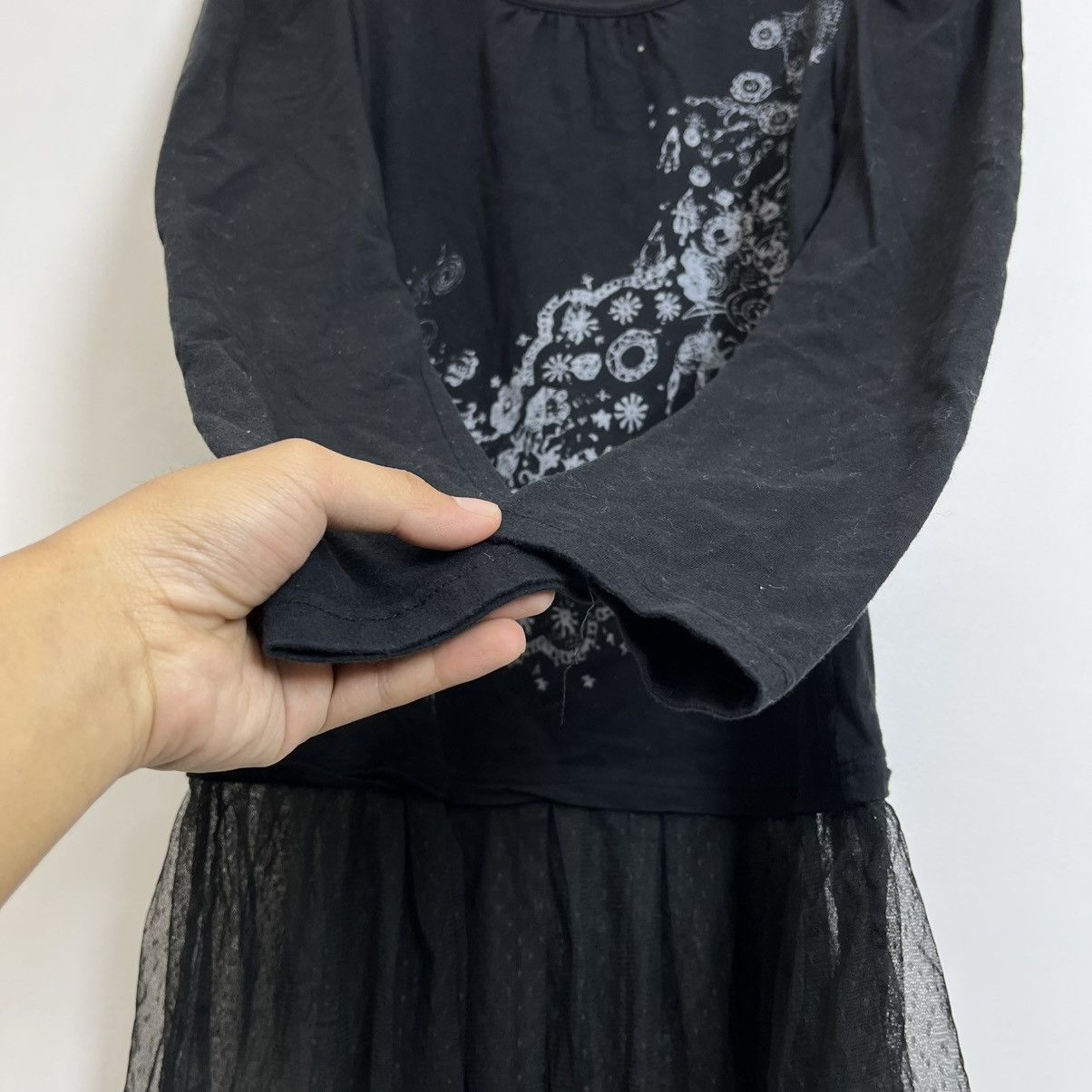 Hysteric Glamour LACE Gothic Top – Double Layer Mesh Hem Size US M / EU 48-50 / 2 - 4 Thumbnail