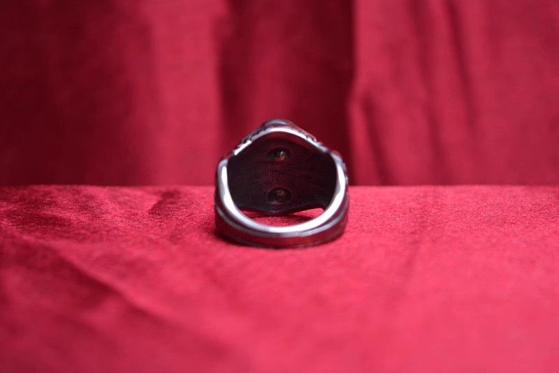 Jewelry Cross Punk Jewelry Rings Open Size Chrome Ring (Size 7-13) Size ONE SIZE - 5 Thumbnail