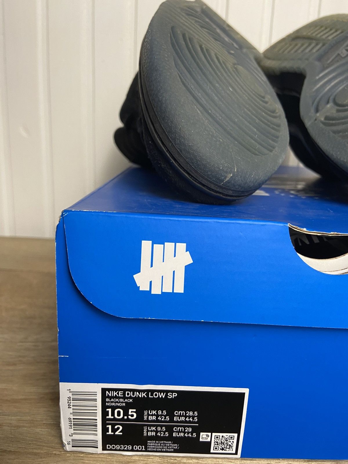 Nike Used Nike Dunk Low SP Undefeated 5 Black Size 10,5US Size US 10.5 / EU 43-44 - 12 Thumbnail