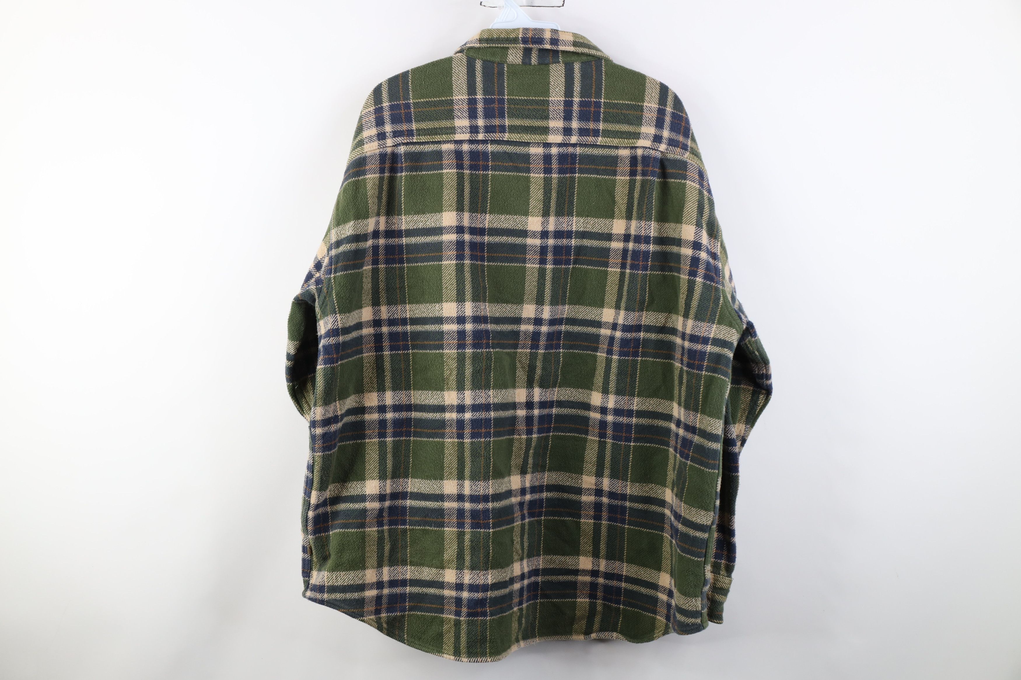 Vintage Vintage 90s Streetwear Flannel Collared Button Shirt Size US XL / EU 56 / 4 - 12 Thumbnail