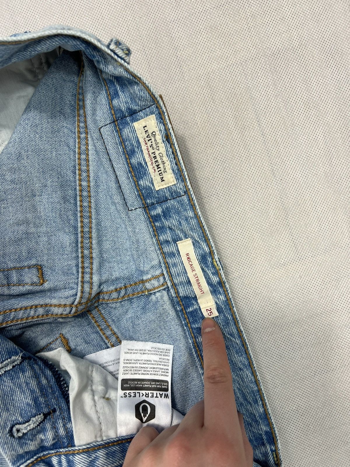 Levi's × Levi's Vintage Clothing Pants Levi’s baby blue new collection women Size 25" / US 0 / IT 36 - 4 Thumbnail