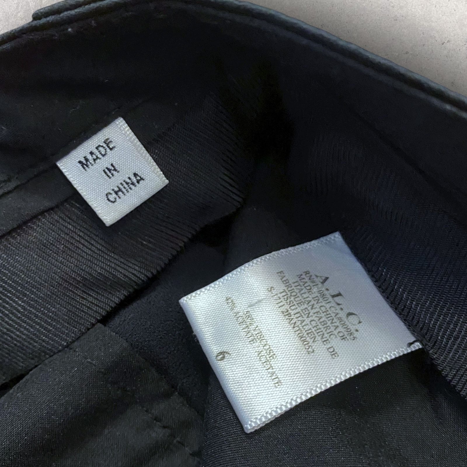 A.L.C. ALC Split Hem Satin Pants Black Size 6 Size 28" / US 6 / IT 42 - 4 Thumbnail
