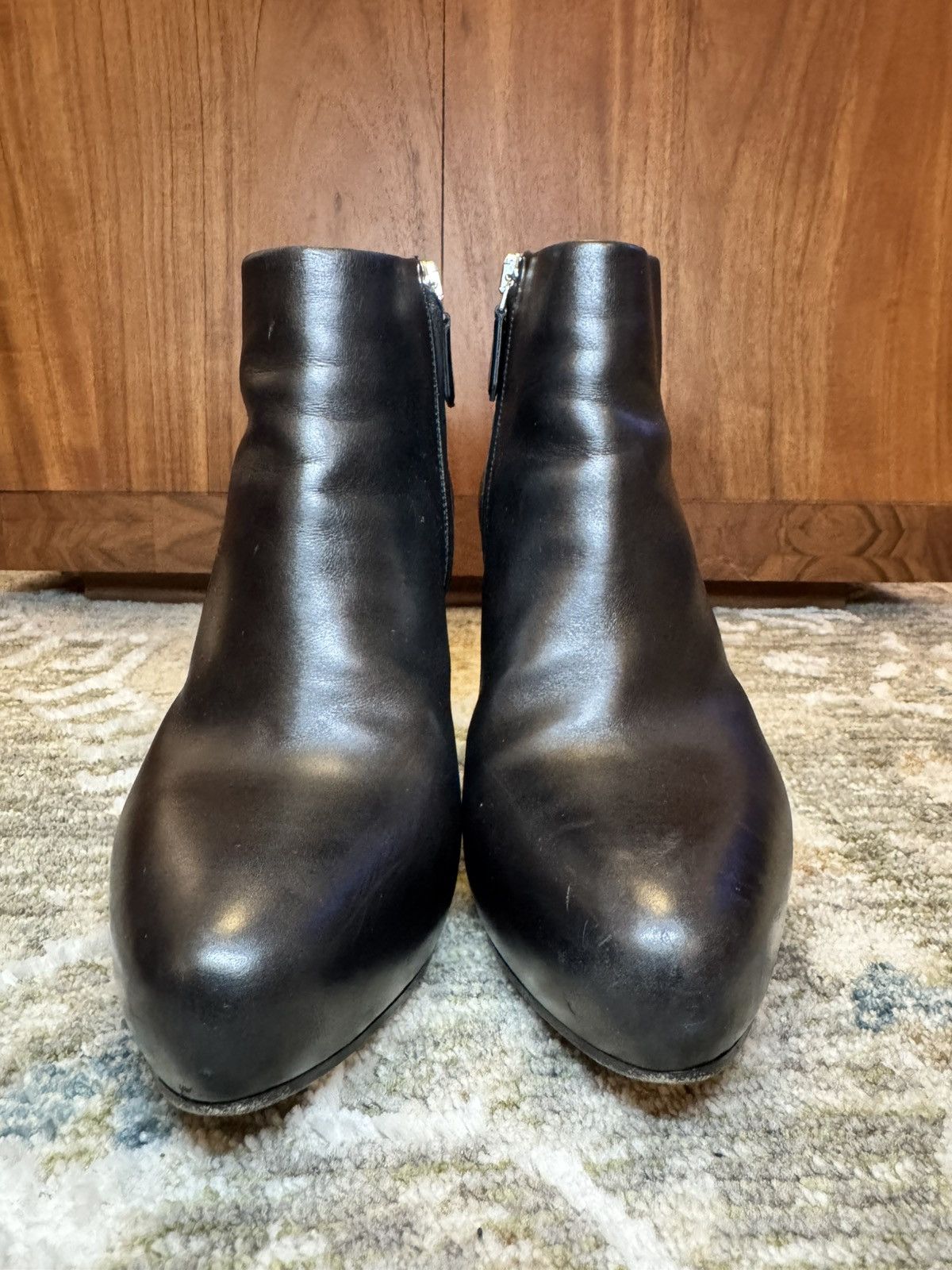 Prada Prada ankle boots black leather 36 IT / 6US Size US 6 / IT 36 - 4 Thumbnail