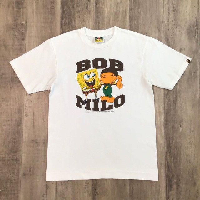 Bape BAPE Spongebob Milo T shirt Grailed