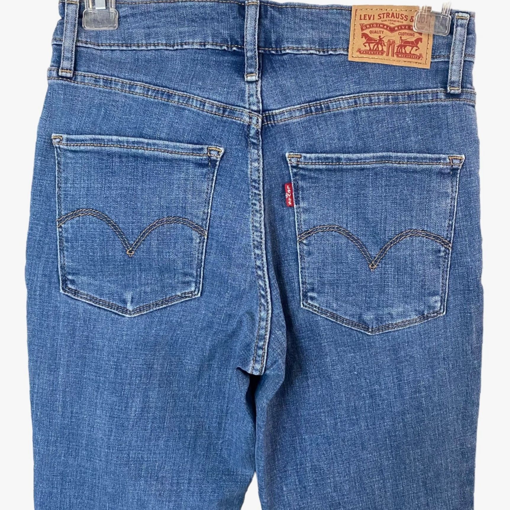 Levi's Levi's 721 High Rise Skinny Jeans Women's Size 26X28 Blue Stretch Denim Size 26" / US 2 / IT 38 - 6 Thumbnail