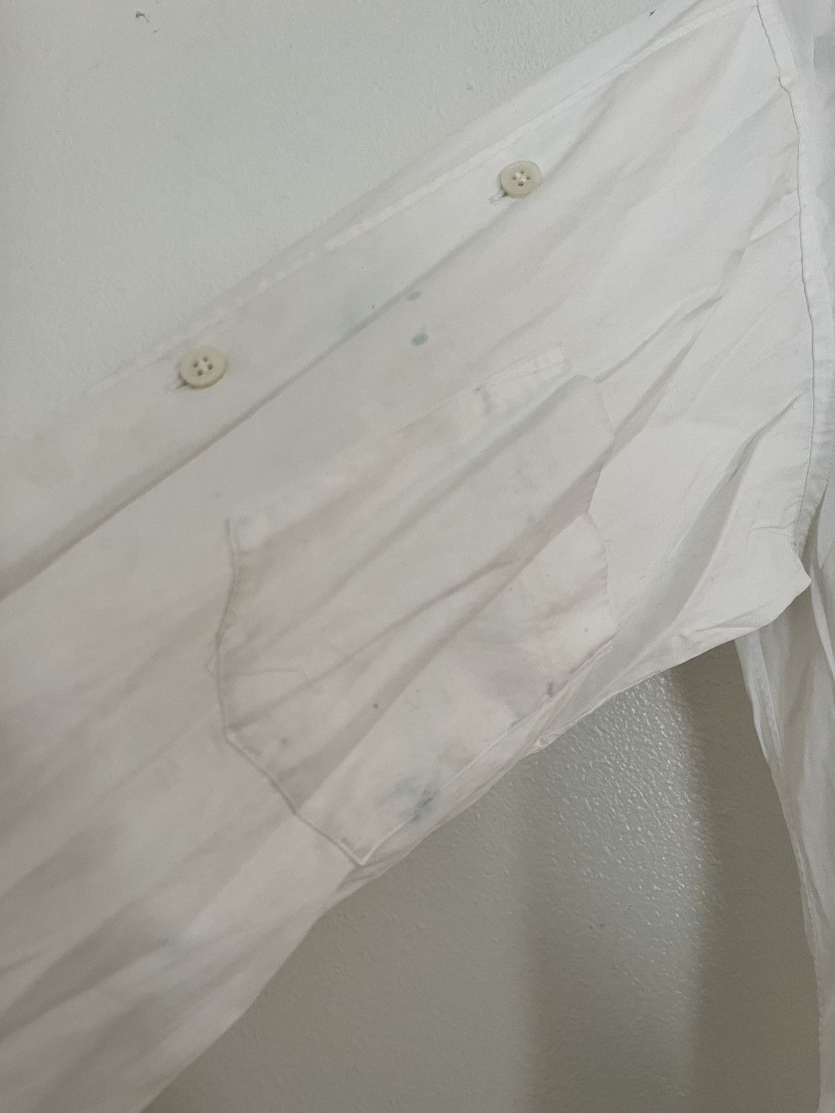 Comme des Garcons Commes des Garçons white button up shirt Size US L / EU 52-54 / 3 - 2 Thumbnail