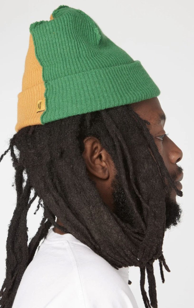 Gallery Dept. o1mle0725 Size: OS / Topanga Beanie Hat / Cap Orange/Green Size ONE SIZE - 9 Thumbnail