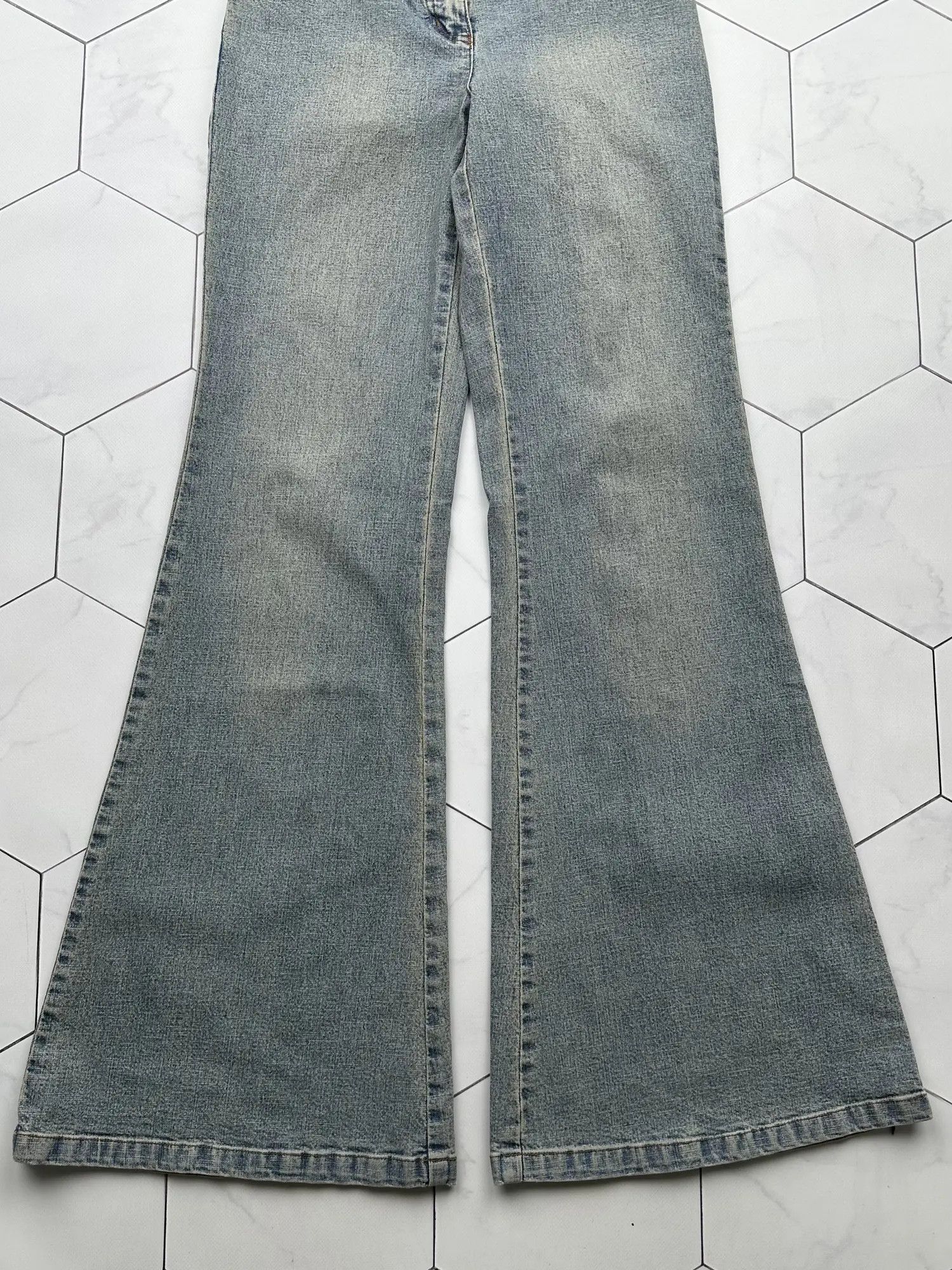 Japanese Brand Vintage Super Flare Jeans (B519)E2 Size 27" / US 4 / IT 40 - 3 Thumbnail