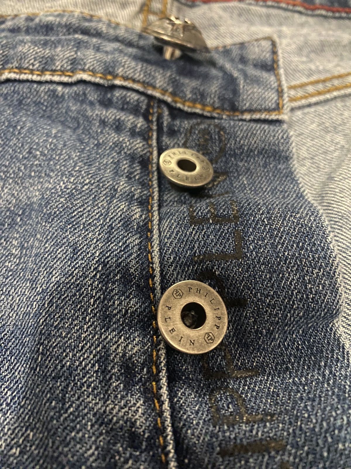Philipp Plein Luxury rare denim philipp plein edition 2019 retail 1000$ Size US 33 - 20 Thumbnail