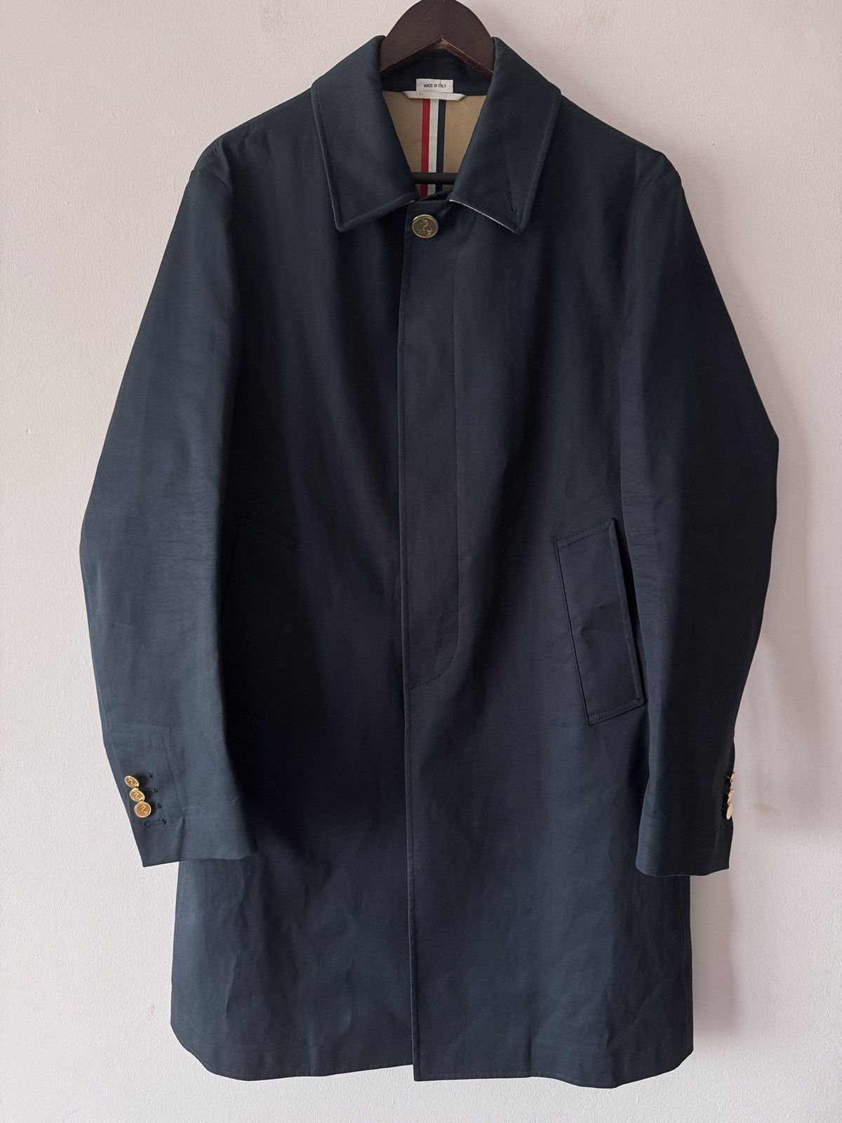 Thom Browne 🔥🔥 Thom Browne Bal Collar Overcoat Size US M / EU 48-50 / 2 - 1 Thumbnail