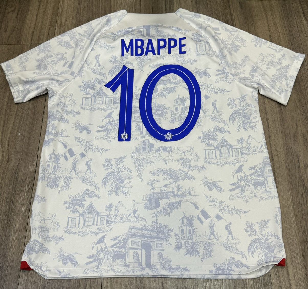 Nike France 22/23 away shirt #10 Mbappe Size US XL / EU 56 / 4 - 2 Thumbnail