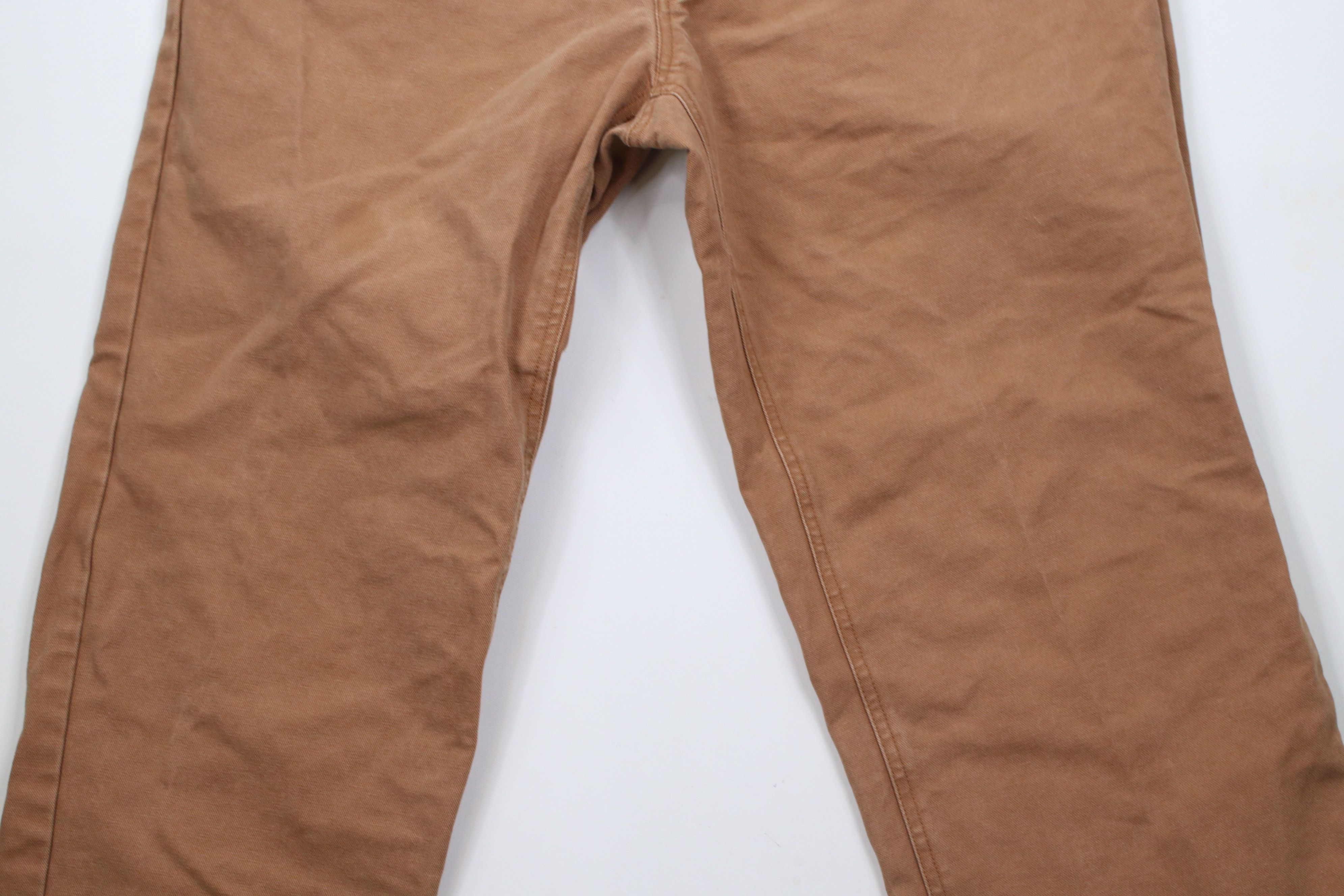 Cabelas × Vintage Vintage 90s Cabelas Canvas Workwear Pants Duck Brown Cotton Size US 32 / EU 48 - 3 Thumbnail
