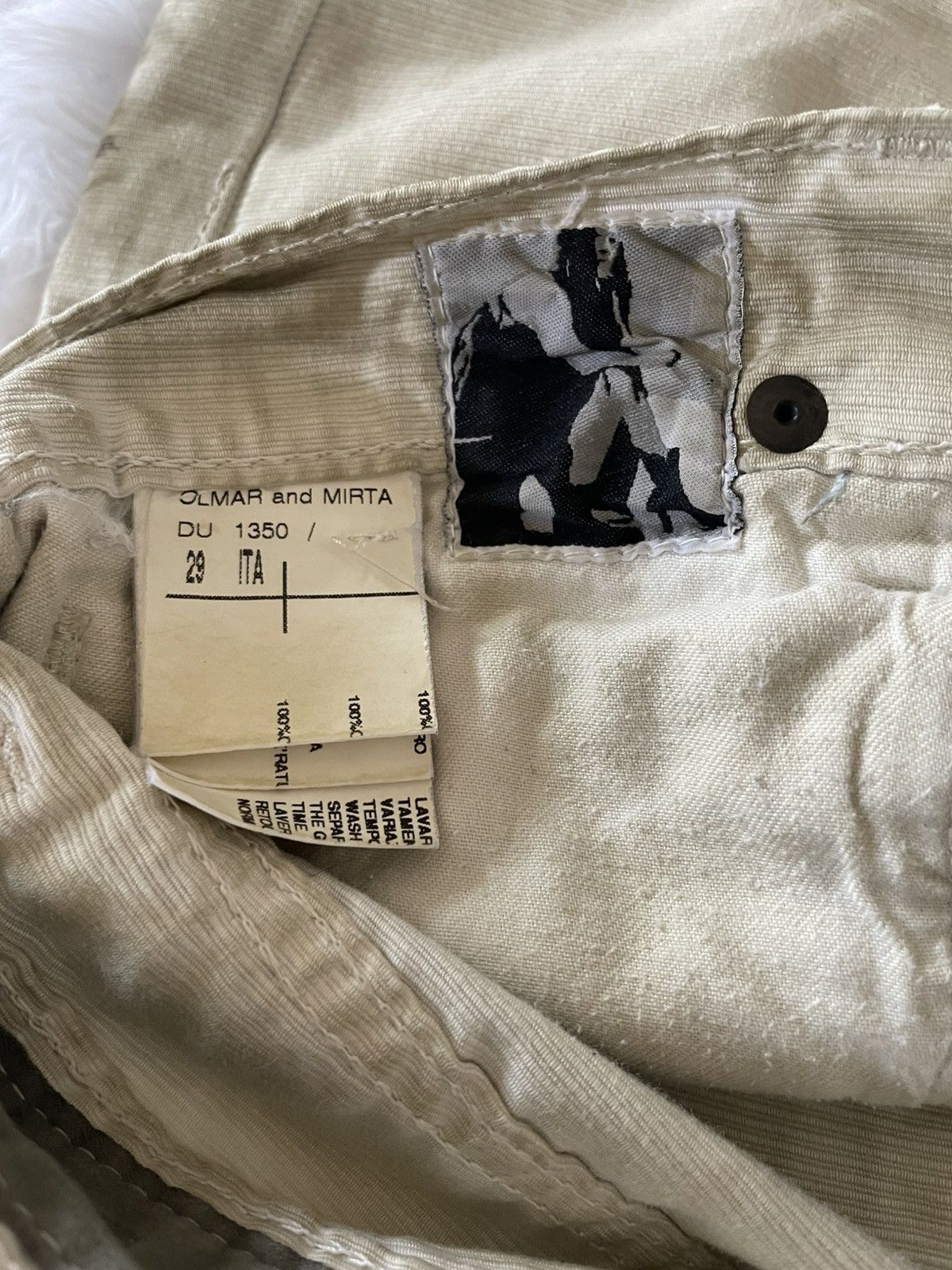 Rick Owens Rick Owens Grosgrain Dirty White Berlins Size US 29 - 4 Thumbnail