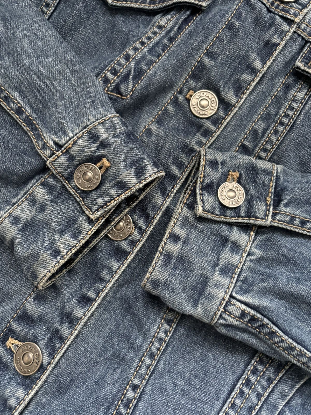 Coach COACH signature relaxed denim jacket 165/92 Size M / US 6-8 / IT 42-44 - 12 Thumbnail