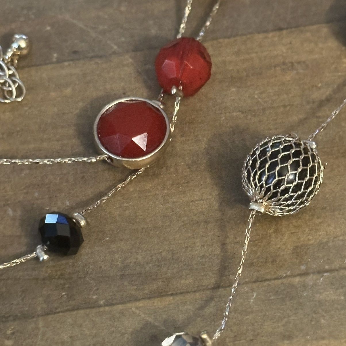 Other NY Collection layered floating bead chain necklace Size ONE SIZE - 3 Thumbnail