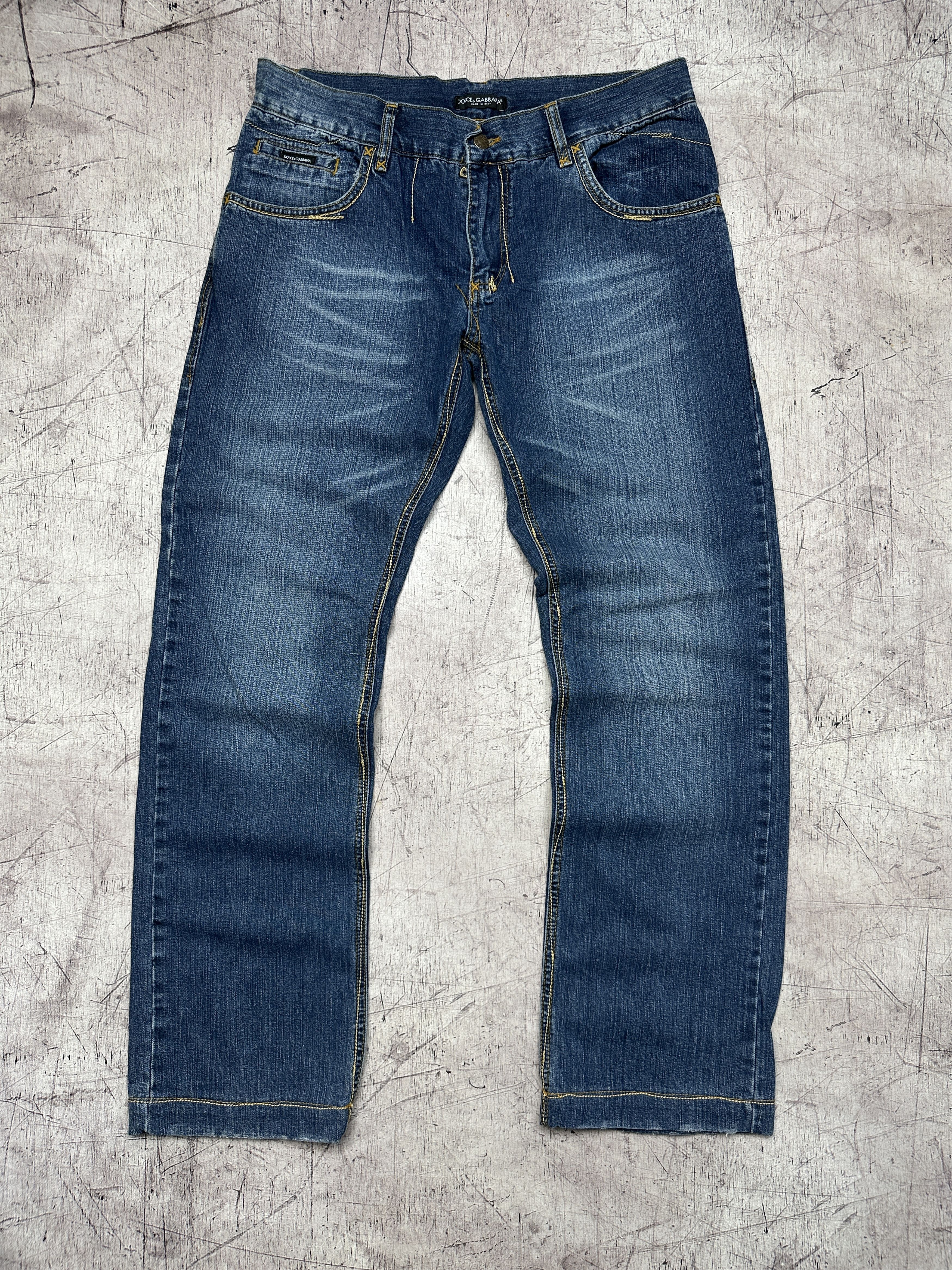 Dolce & Gabbana Dolce & Gabbana Vintage Mens Denim Pants Jeans Size US 34 / EU 50 - 6 Thumbnail