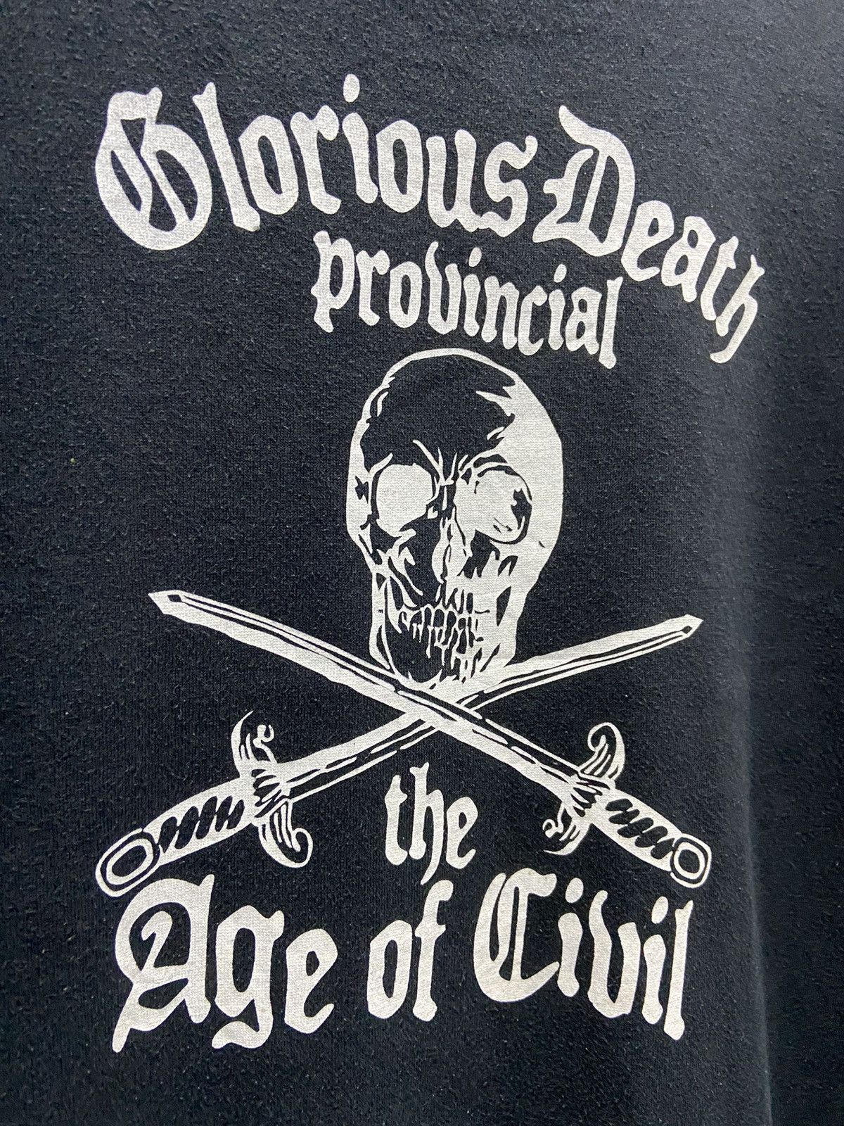 Japanese Brand GLORIOUS DEATH PROVINCIAL THE AGE OF CIVIL SKULL SWEETSHIRT Size US M / EU 48-50 / 2 - 3 Thumbnail