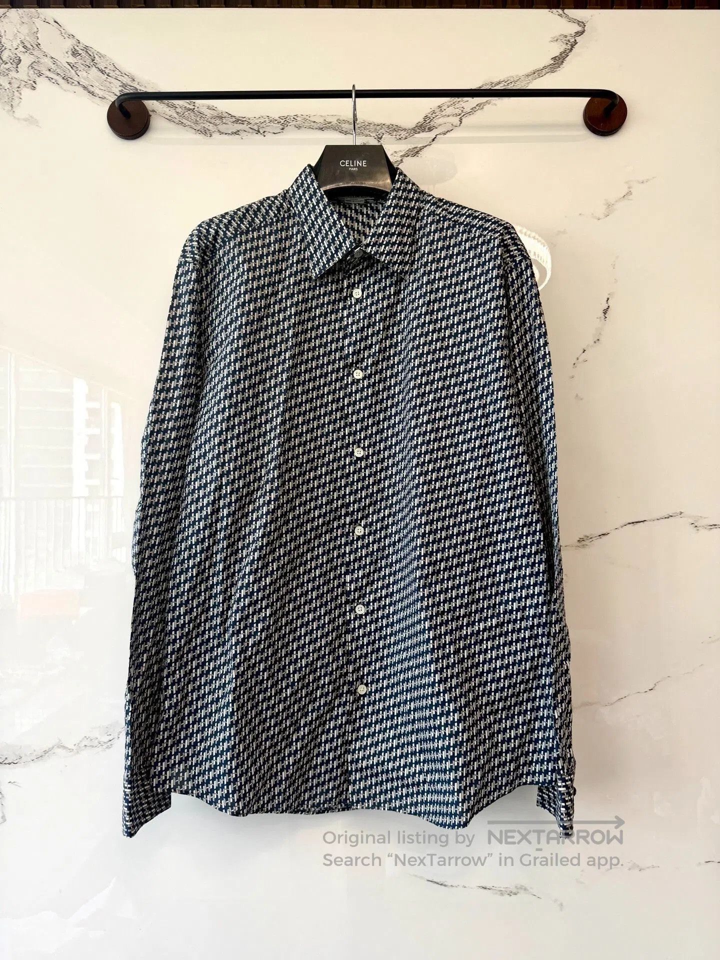 Hermes hermes printed long sleeve shirt. Size US L / EU 52-54 / 3 - 1 Thumbnail