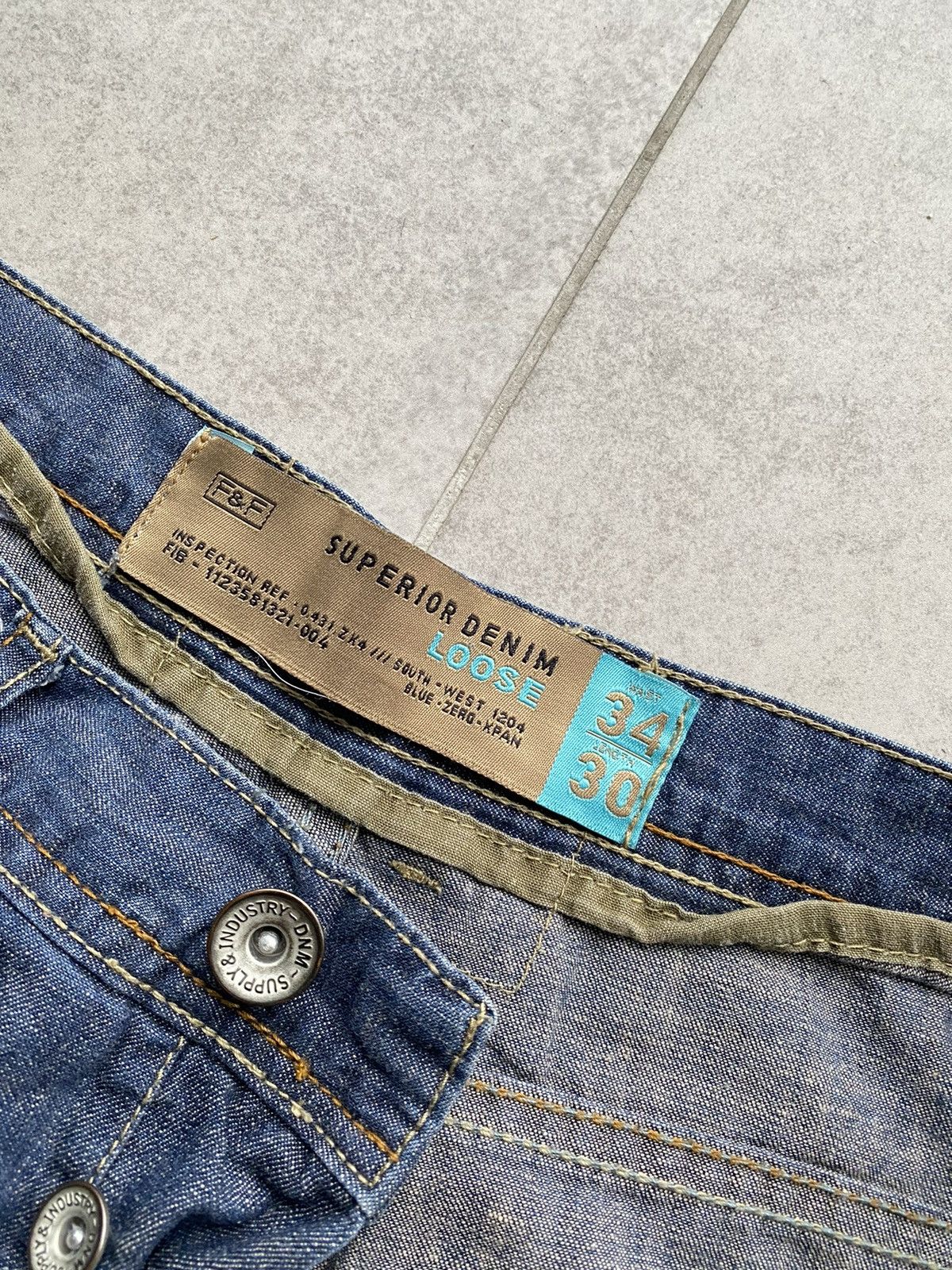 Vintage Vintage Y2K Blue Denim Jeans Size US 34 / EU 50 - 7 Thumbnail