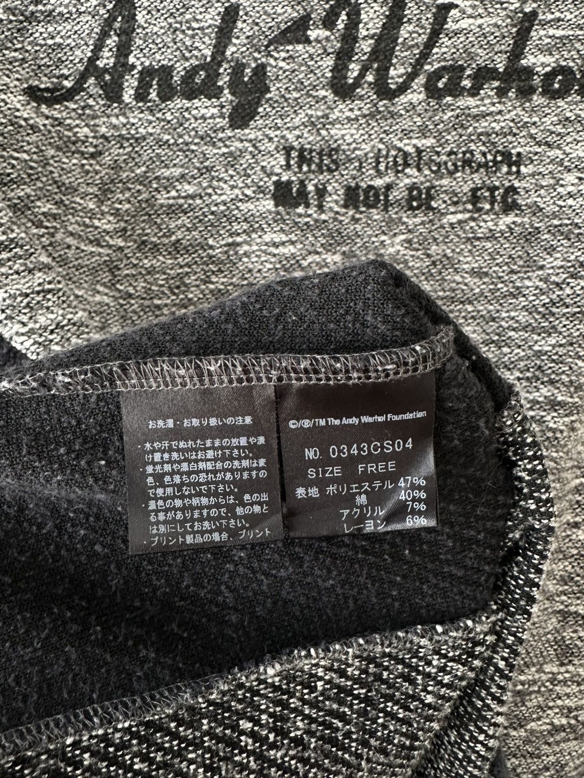 Andy Warhol × Hysteric Glamour Hysteric Glamour X Andy Warhol Heaven and Hell Sweatshirt Size US L / EU 52-54 / 3 - 9 Thumbnail