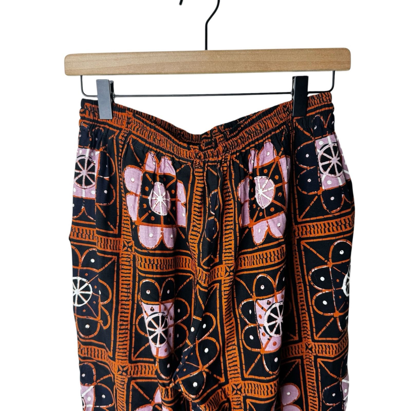 Natalie Martin NATALIE MARTIN Ankle Length Printed Pull on Drawstring Pants Size 27" / US 4 / IT 40 - 6 Thumbnail