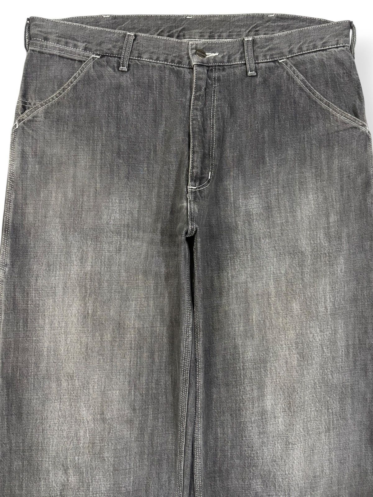 Carhartt Vintage Y2K Carhartt Black Faded Baggy Carpenter Jeans Size US 36 / EU 52 - 3 Thumbnail