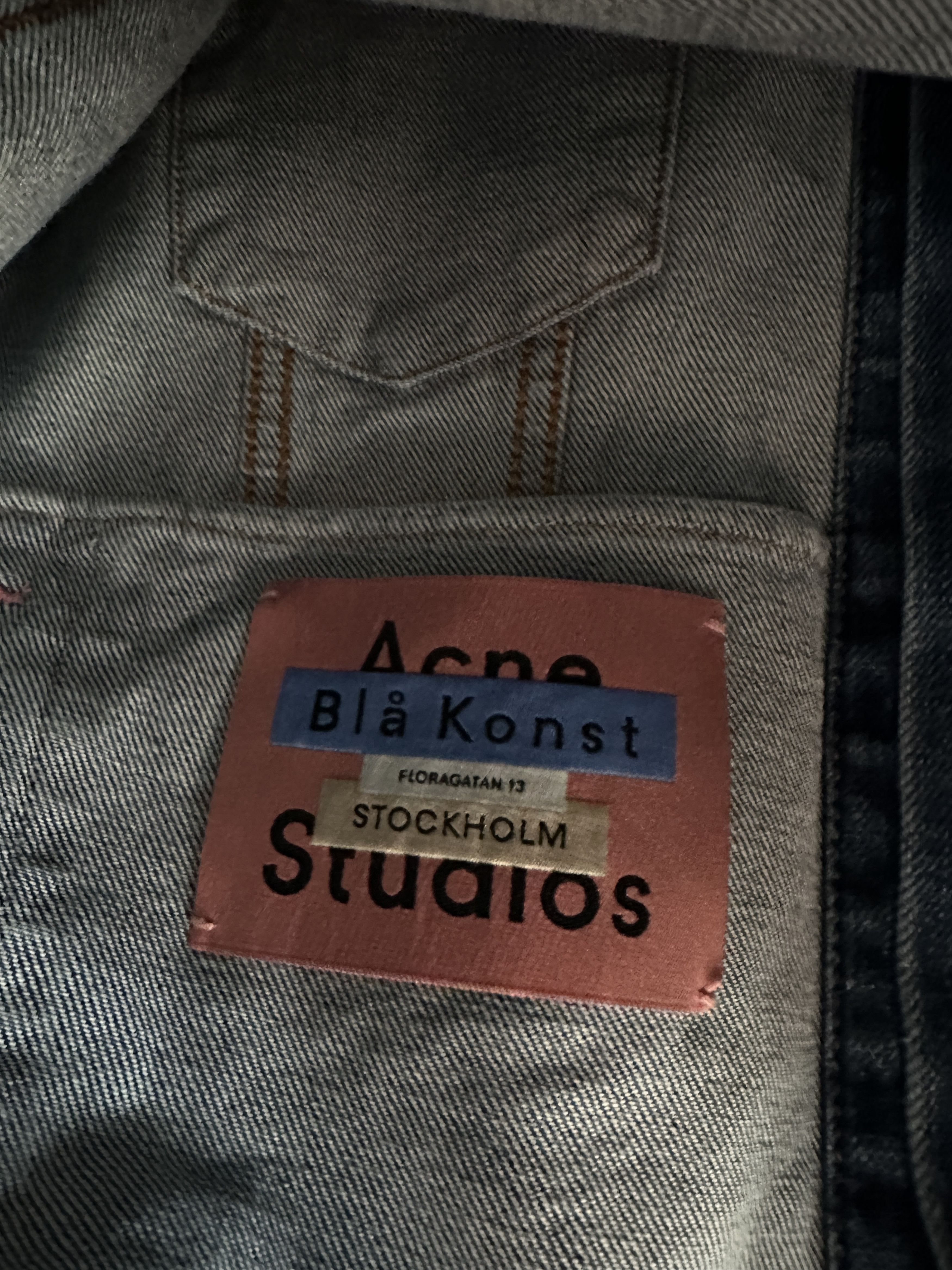 Acne Studios Acne Studios Bla Konst Denim Jacket Size US S / EU 44-46 / 1 - 4 Thumbnail