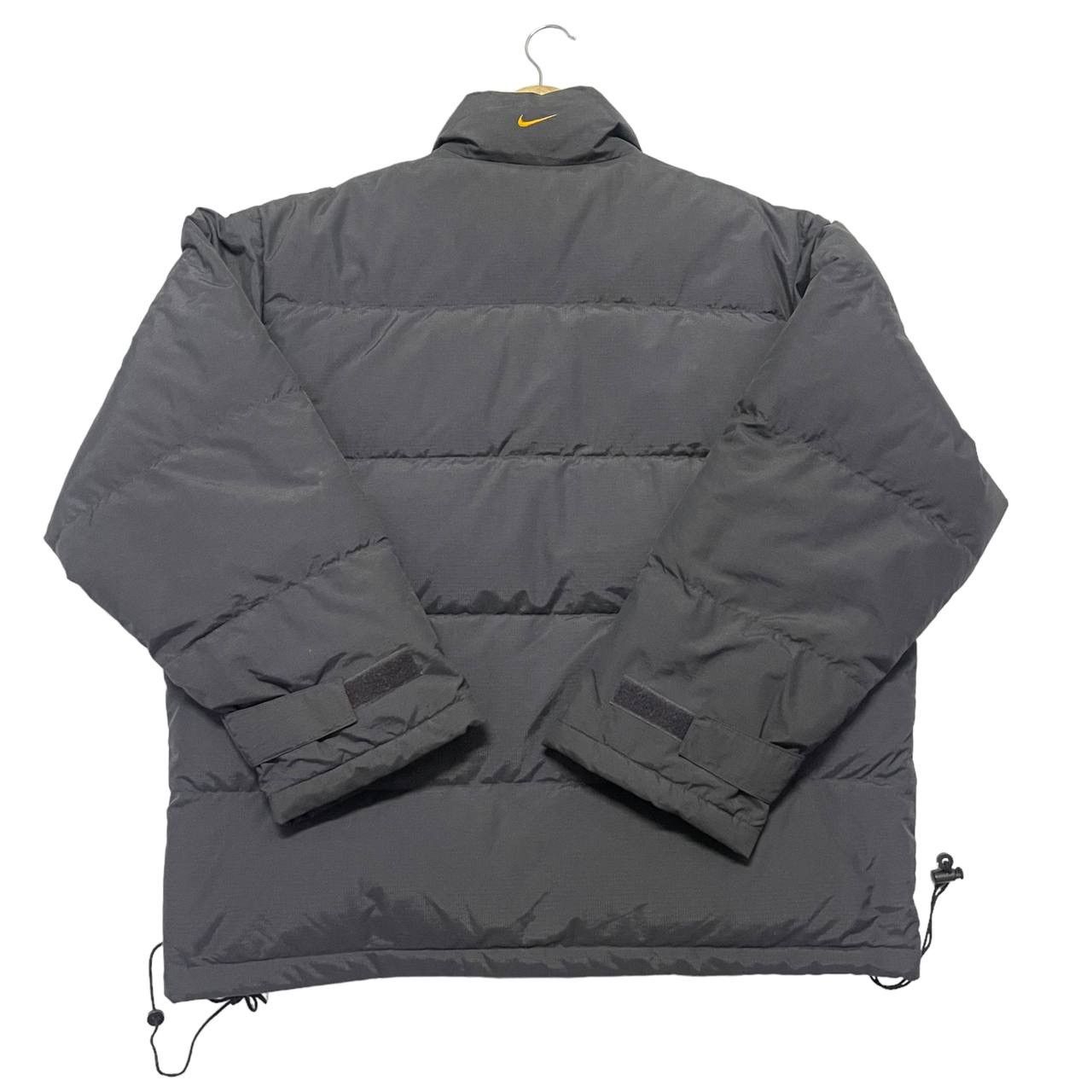 Vintage Nike Parka Puffer Stadium Jacket Long Hooded Men's M Grey