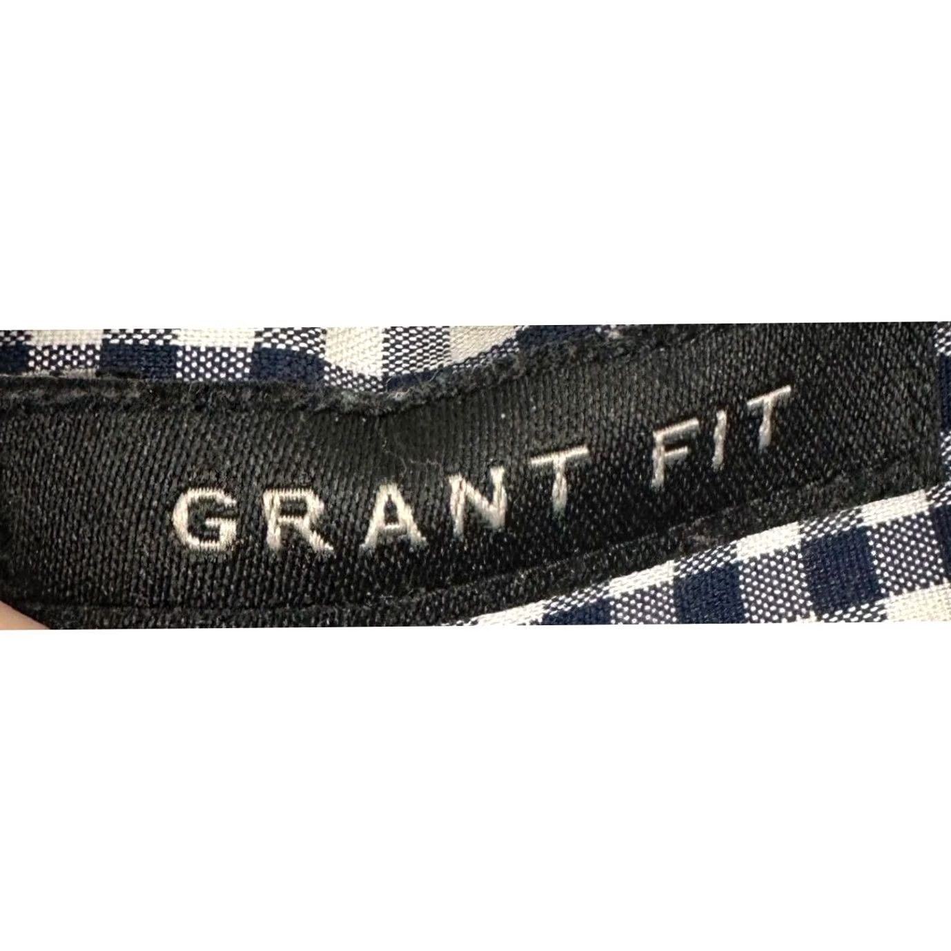 Banana Republic Banana Republic Shirt Button-Up Men Medium Blue White Check Cotton Stretch Grant Size US M / EU 48-50 / 2 - 5 Thumbnail