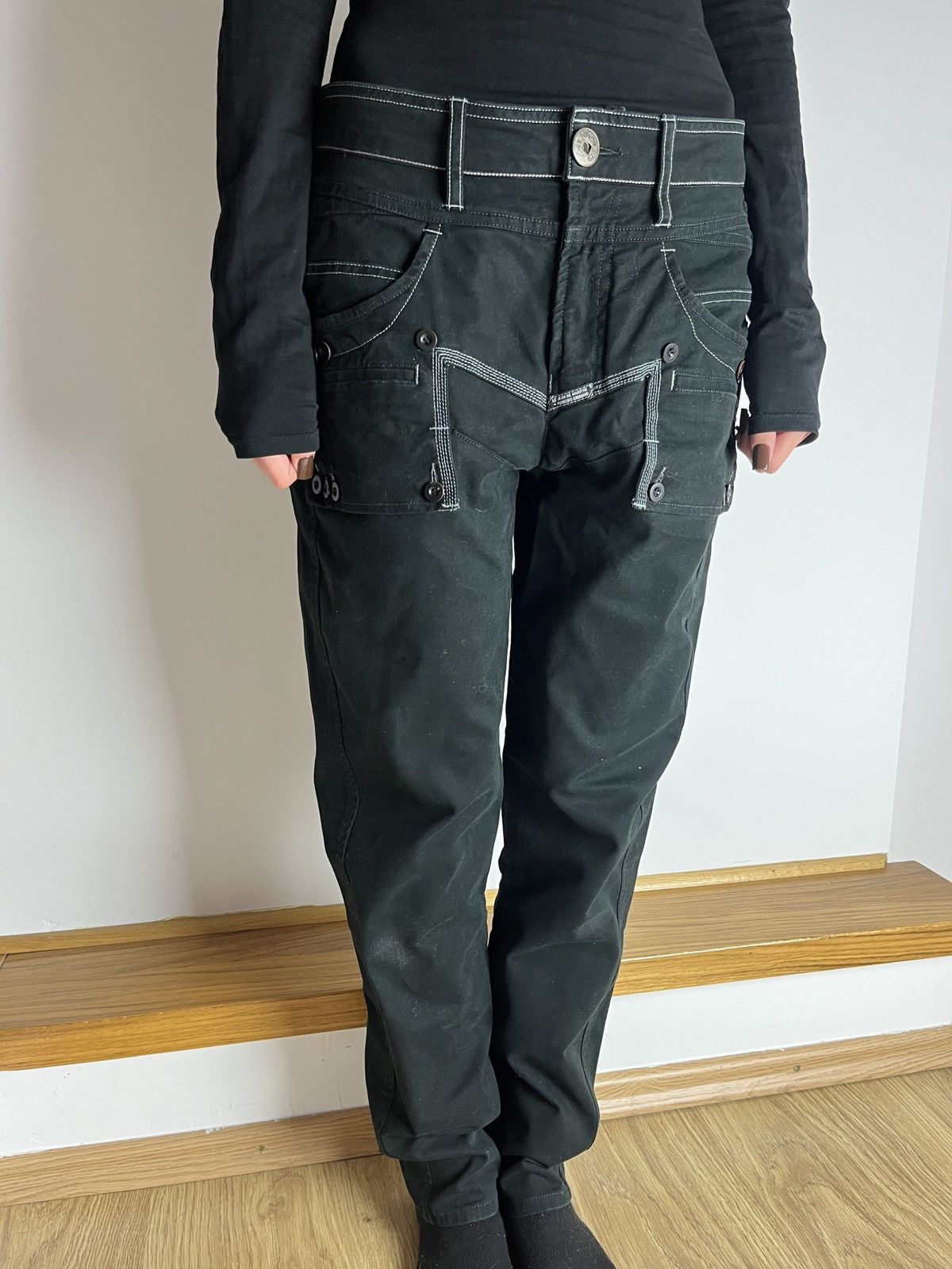 Marithe + Francois Girbaud Vintage Le Jean De Marithe Francois Girbaud Denim Jeans Size 30" / US 8 / IT 44 - 2 Thumbnail