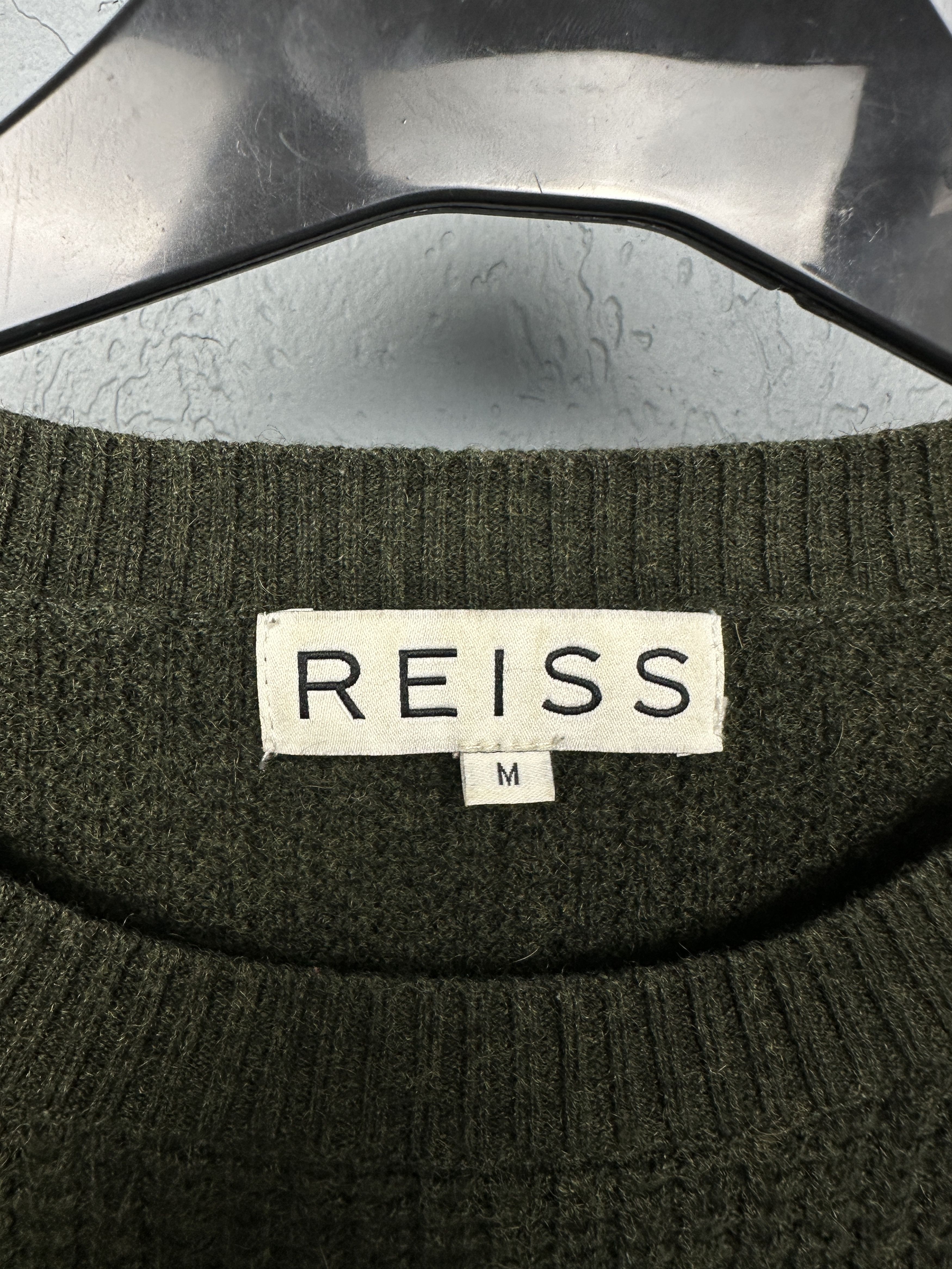 Reiss Reiss Mens Crew Neck Wool Knit Sweater Size US M / EU 48-50 / 2 - 3 Thumbnail