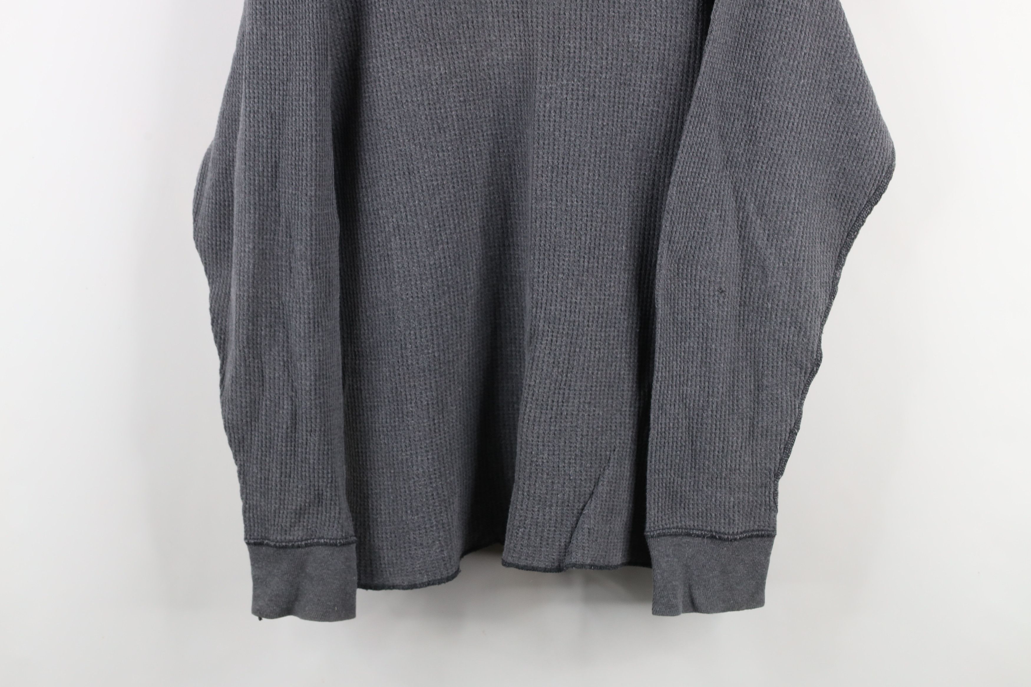 Vintage Vintage 90s Streetwear Waffle Knit Long Sleeve T-Shirt USA Size US XL / EU 56 / 4 - 3 Thumbnail