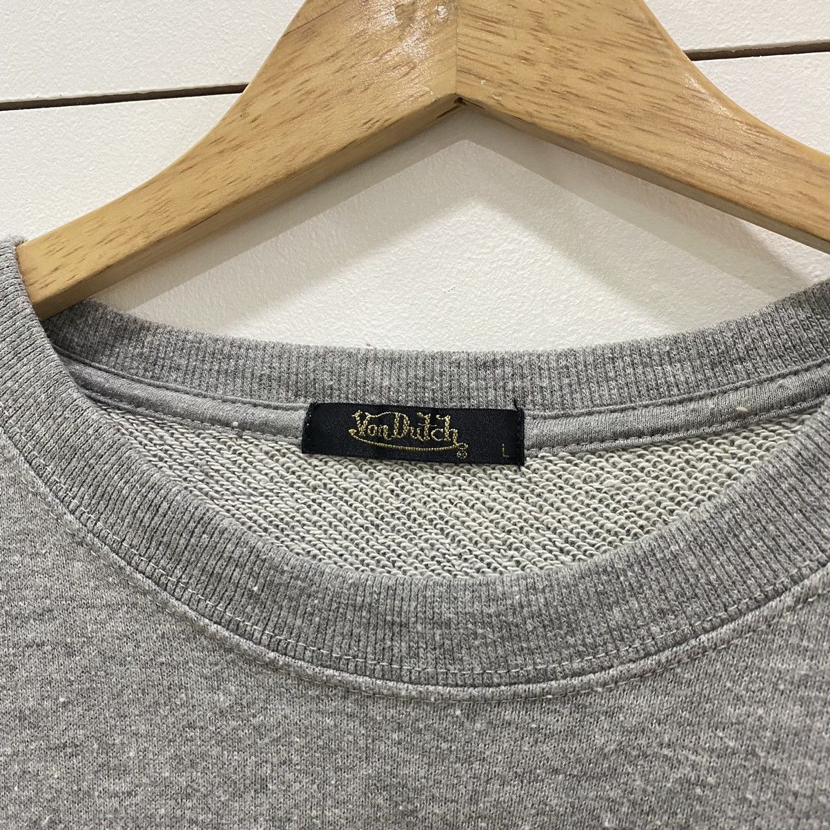 Japanese Brand × Vintage × Von Dutch Von Dutch Skull Crewneck Sweatshirt Size US L / EU 52-54 / 3 - 4 Thumbnail