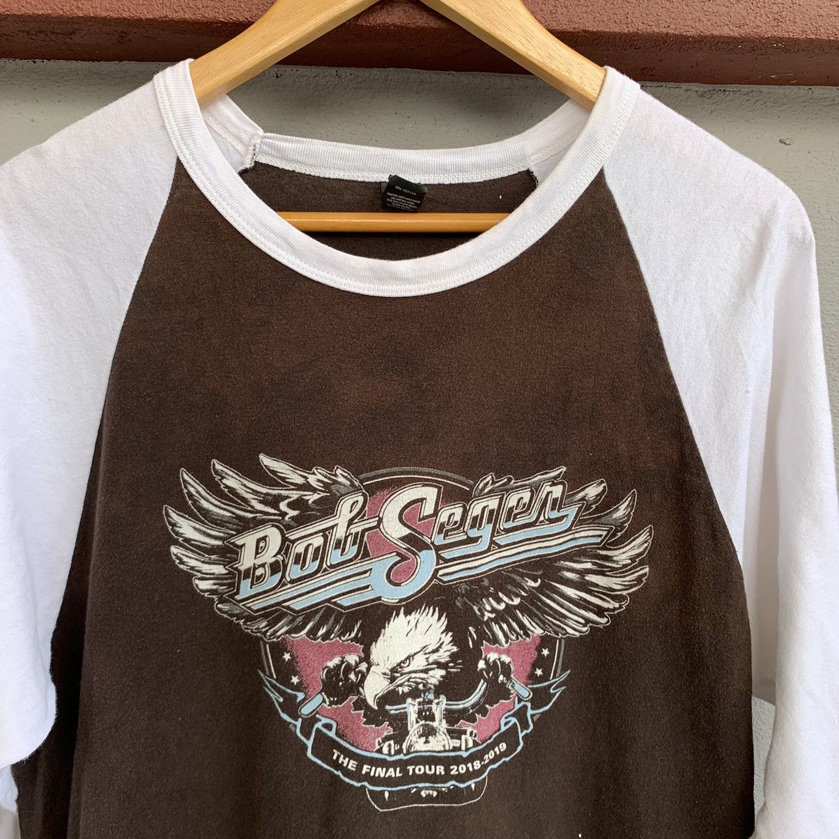 Band Tees Bob Seger Final Tour Band Tee Raglan 3Q Size US M / EU 48-50 / 2 - 2 Thumbnail