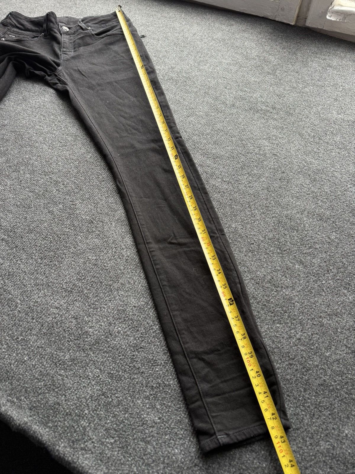 G-Star Y2K 00s vntg G-Star RAW Midge Cody Mid Skinny Black Jeans Size 28" / US 6 / IT 42 - 19 Thumbnail