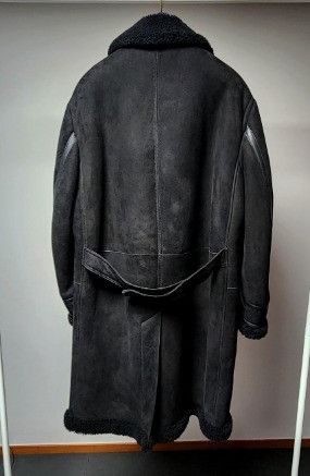 Tom Ford o1sm1stk0124 Suede Sharing Double Coat in Black Size US M / EU 48-50 / 2 - 6 Thumbnail