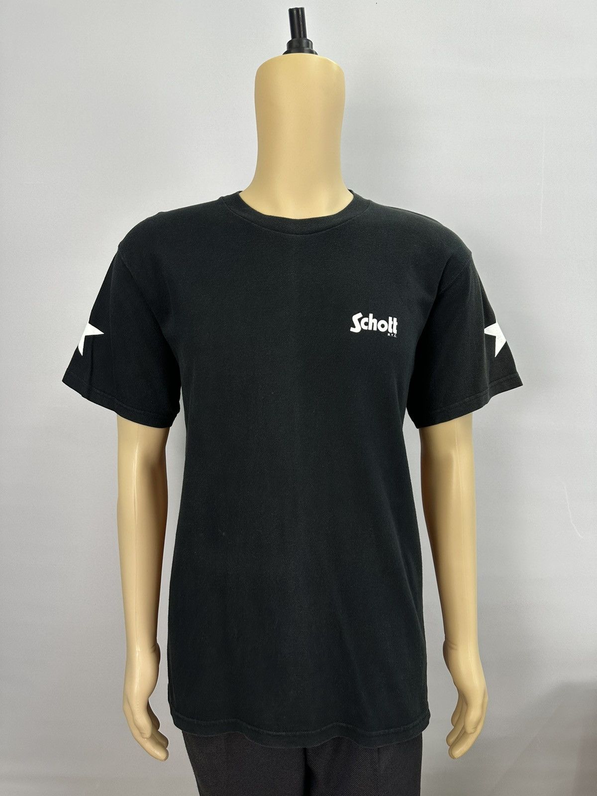 Schott Schott Perfecto Sun Faded Vintage Tshirt A606 Size US L / EU 52-54 / 3 - 1 Thumbnail