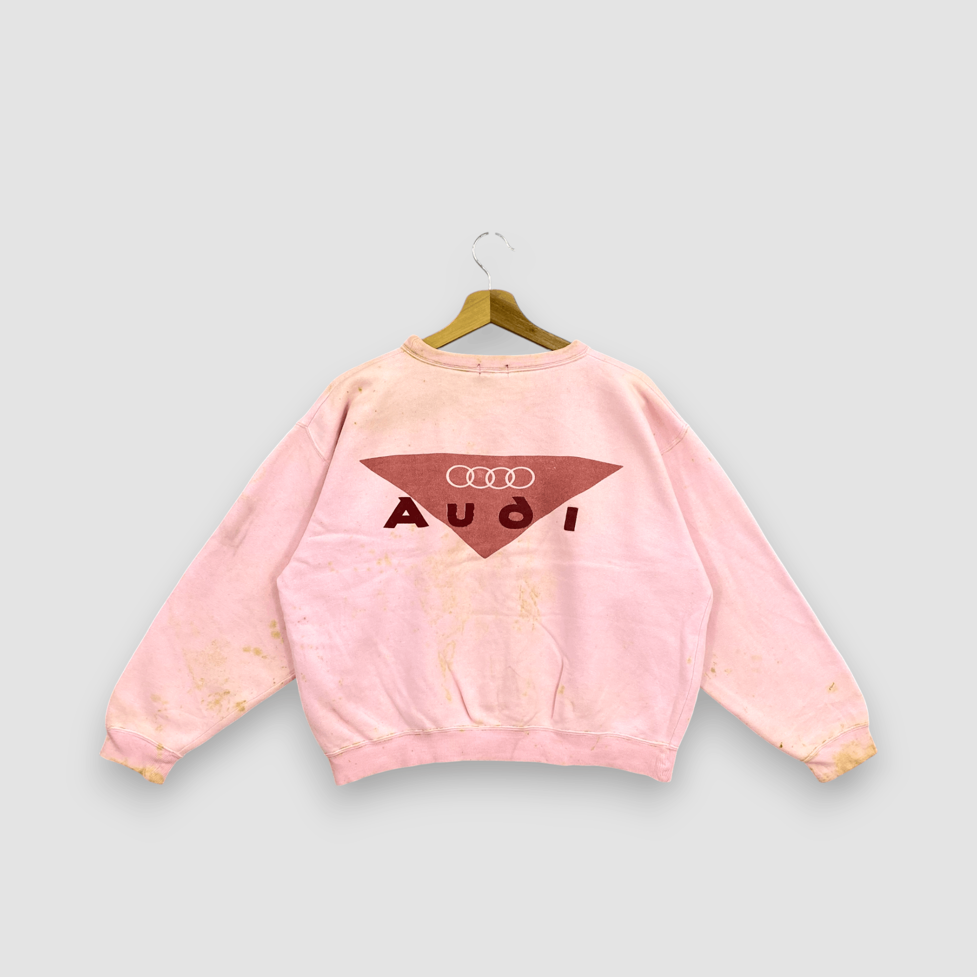 Vintage Vintage 80s Dirty Audi Motorsport Sweater Rally Car Racing Size US M / EU 48-50 / 2 - 1 Thumbnail
