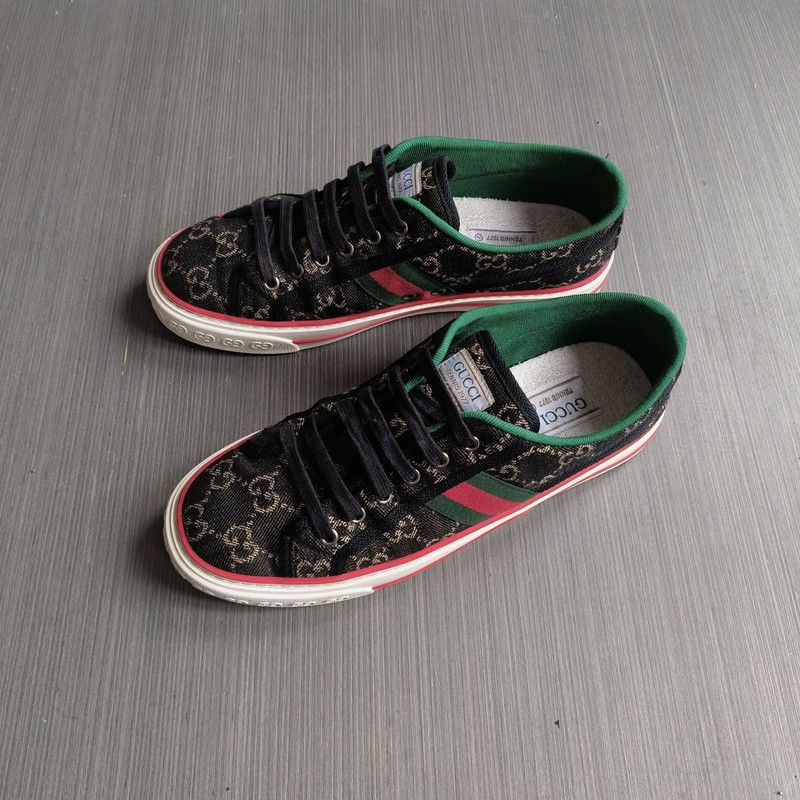 Gucci Gucci Tennis 1977 Low-Top Fashion Sneakers 0079 Size US 8 / EU 41 - 1 Thumbnail