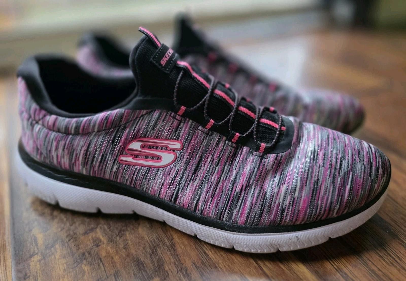 SKECHERS Skechers Women Memory Foam Summits Light Dreaming Pink Black Size US 10 / IT 40 - 3 Thumbnail
