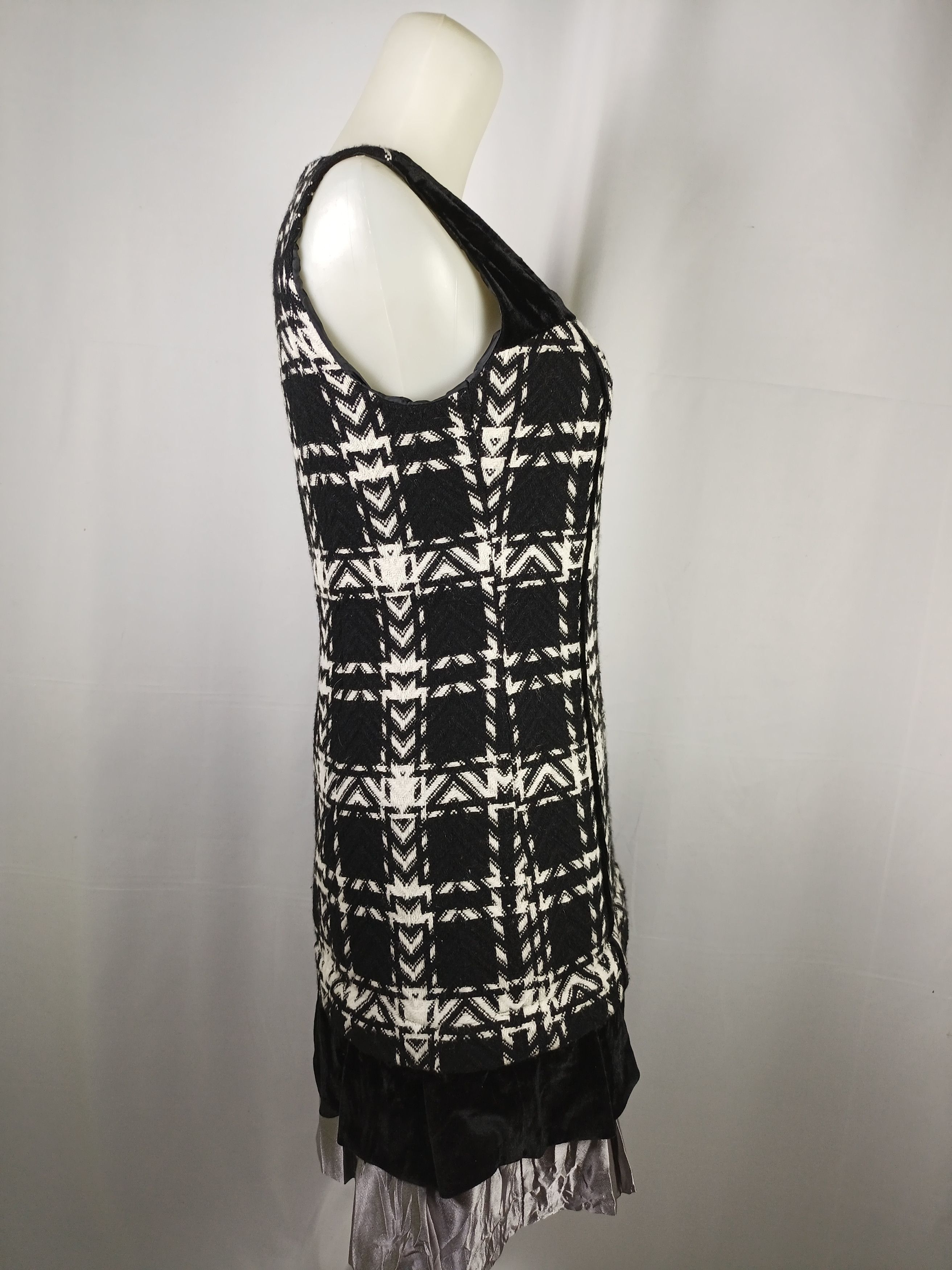 Designer × Japanese Brand N. BY N COCO Knitted Sleeveless Velvet Dress Size M / US 6-8 / IT 42-44 - 18 Thumbnail