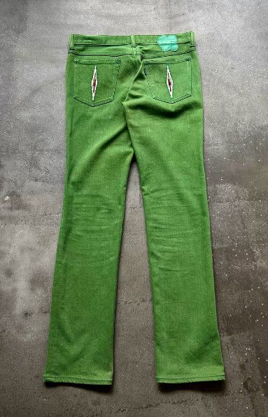 Number (N)ine Number (N)ine 05AW Ethnic Embroidered Denim Pants Size US 40 / EU 56 - 3 Thumbnail