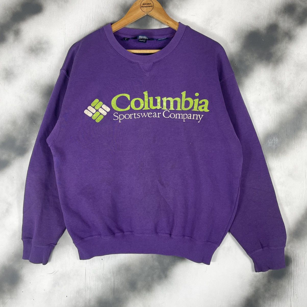 Columbia Vintage Columbia Big Logo Sweatshirt Size US L / EU 52-54 / 3 - 1 Thumbnail