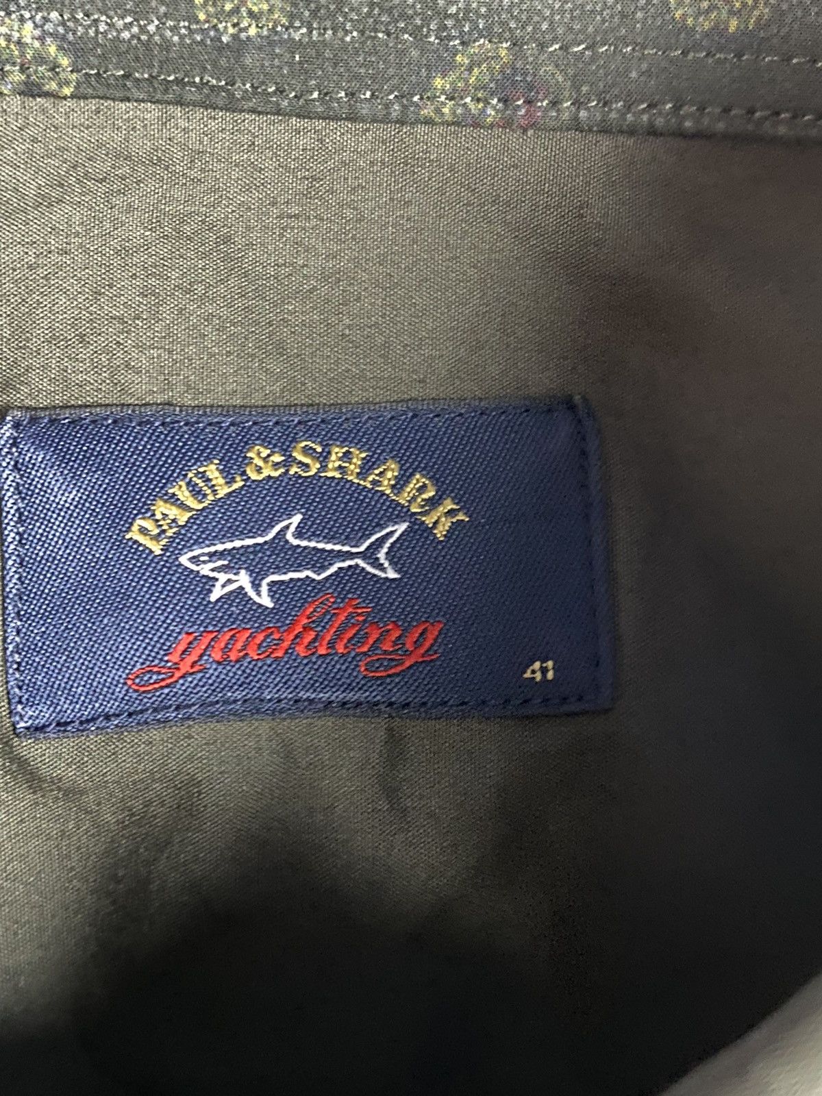 Paul & Shark × Vintage Vintage Paul Shark Designer Button Up Shirt Size US L / EU 52-54 / 3 - 12 Thumbnail